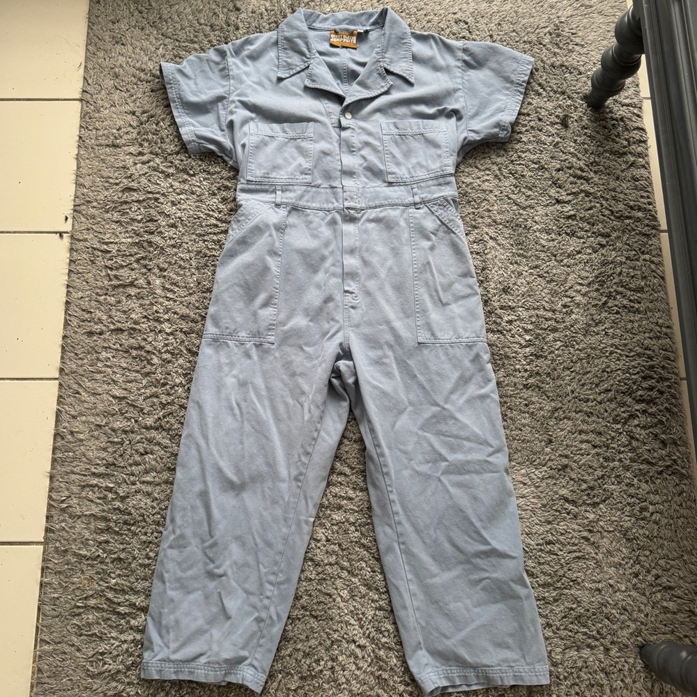 BIG BUD PRESS PETITE JUMPSUIT IN PERIWINKLE